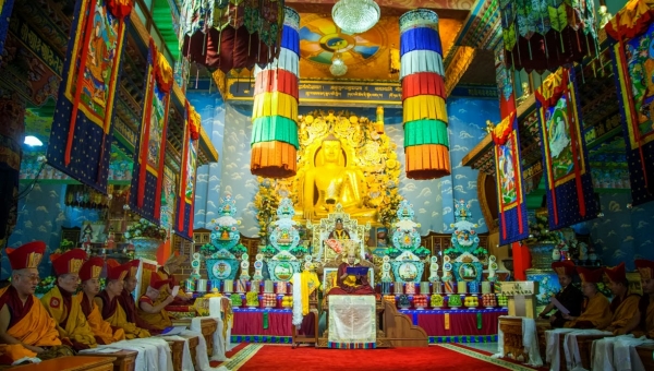 The Opening Ceremony of the 1st Annual Arya Kshema Winter Dharma Gathering for the Kagyu Nuns
